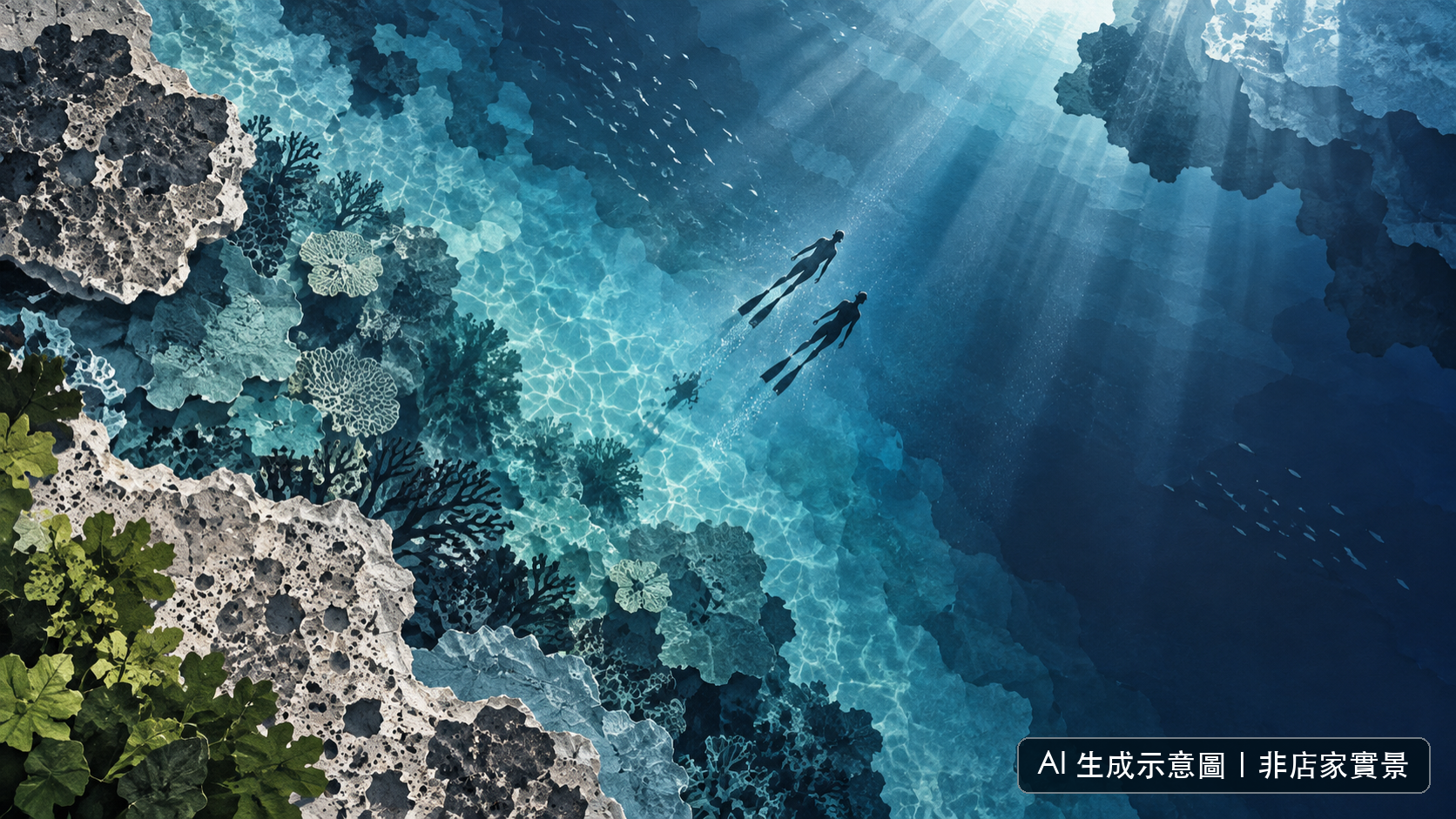 淡旺季潛水 off/on season Freediving 圖片