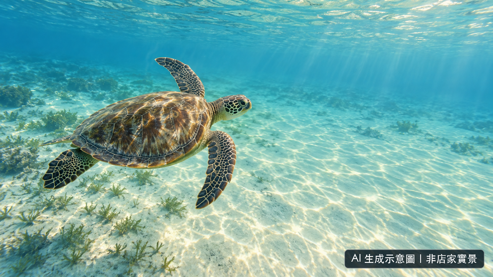 小琉球綠蠵龜潛水住宿 封面