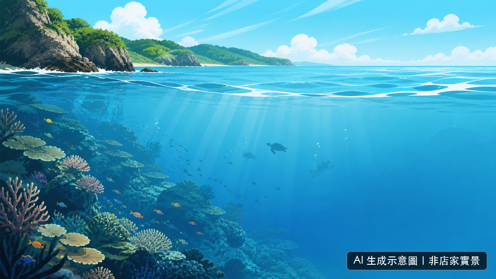 海池潛水 圖片