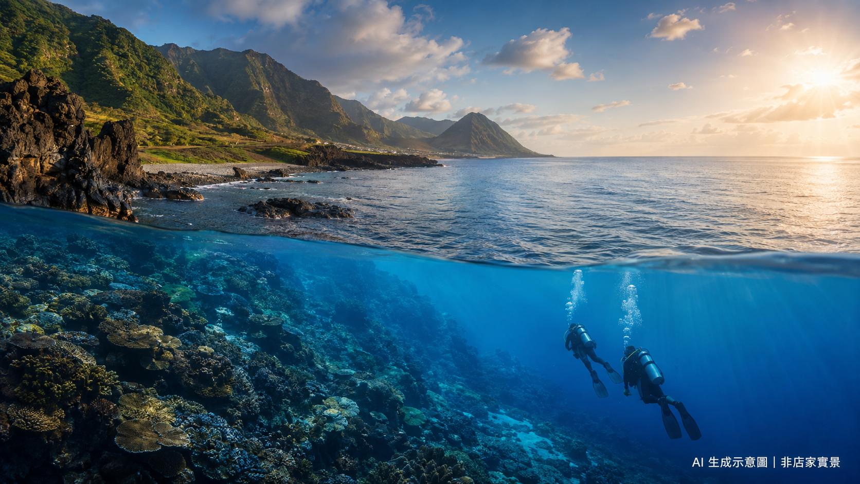 蘭嶼蘭底潛水／Lanyu LANDI Dive 封面